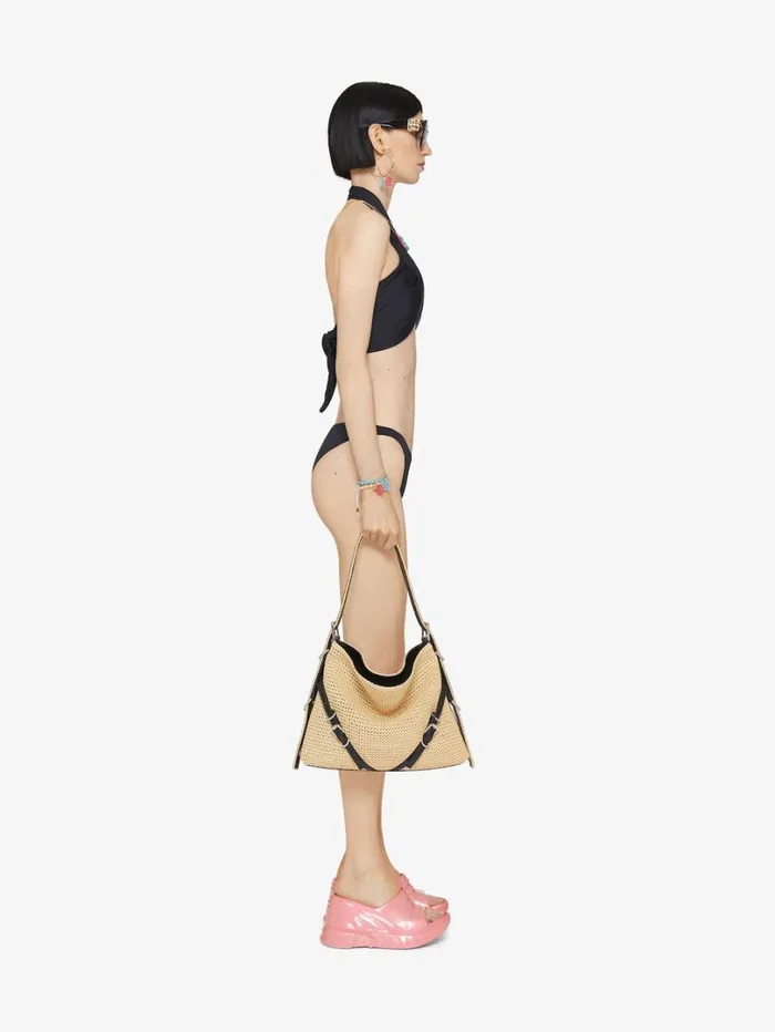 Givenchy Bikini Top With 4G Detail Black Women Swimwear