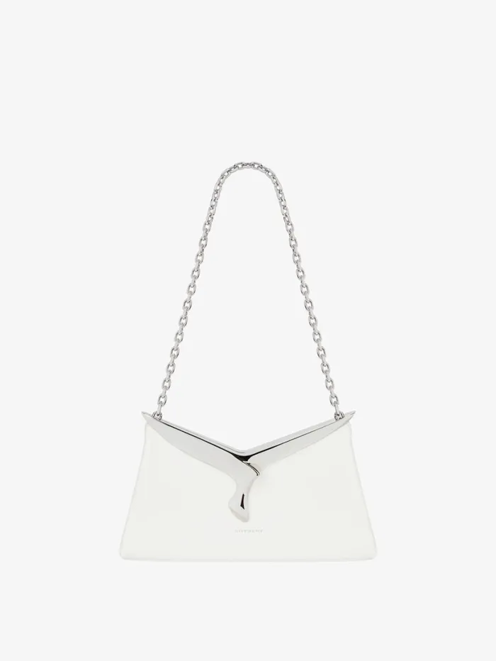 Givenchy Cut Out Bird Bag In Nappa Leather Ivory Women Shoulder Bags