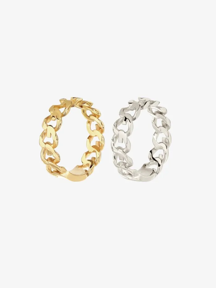 Givenchy G Chain Ring Set In Metal Goldensilvery Women Jewelry Givenchy G Chain Ring Set In Metal Goldensilvery Women Jewelry