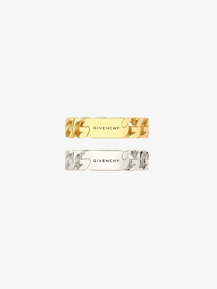 Givenchy G Chain Ring Set In Metal Goldensilvery Women Jewelry Givenchy G Chain Ring Set In Metal Goldensilvery Women Jewelry