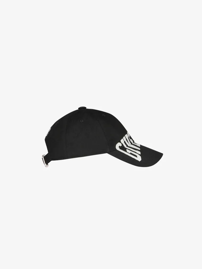 Givenchy GIVENCHY Embroidered Cap Black Men Beanies and Caps Givenchy GIVENCHY Embroidered Cap Black Men Beanies and Caps