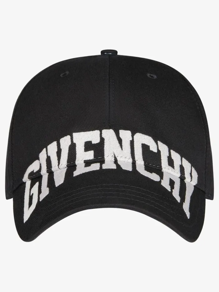 Givenchy GIVENCHY Embroidered Cap Black Men Beanies and Caps Givenchy GIVENCHY Embroidered Cap Black Men Beanies and Caps