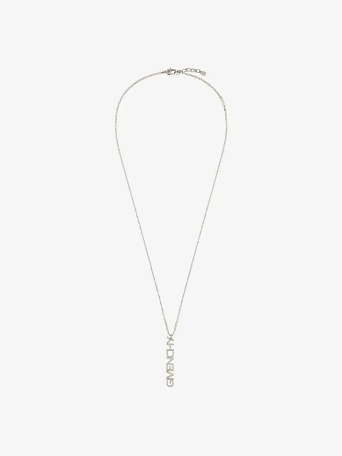Givenchy GIVENCHY Necklace In Metal With Crystals Silvery Men Jewelry