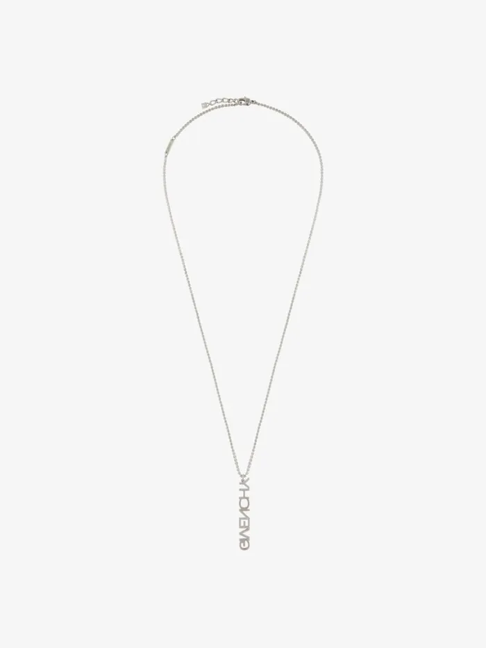 Givenchy GIVENCHY Necklace In Metal With Crystals Silvery Men Jewelry Givenchy GIVENCHY Necklace In Metal With Crystals Silvery Men Jewelry