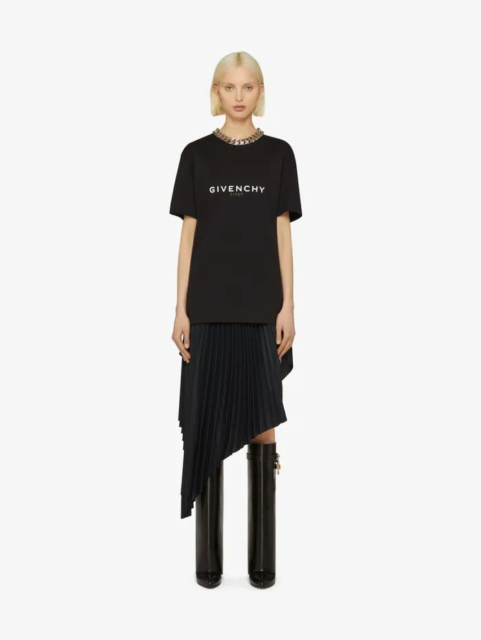 Givenchy GIVENCHY Reverse Tshirt In Cotton Black Women TShirts