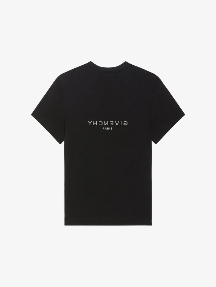 Givenchy GIVENCHY Reverse Tshirt In Cotton Black Women TShirts