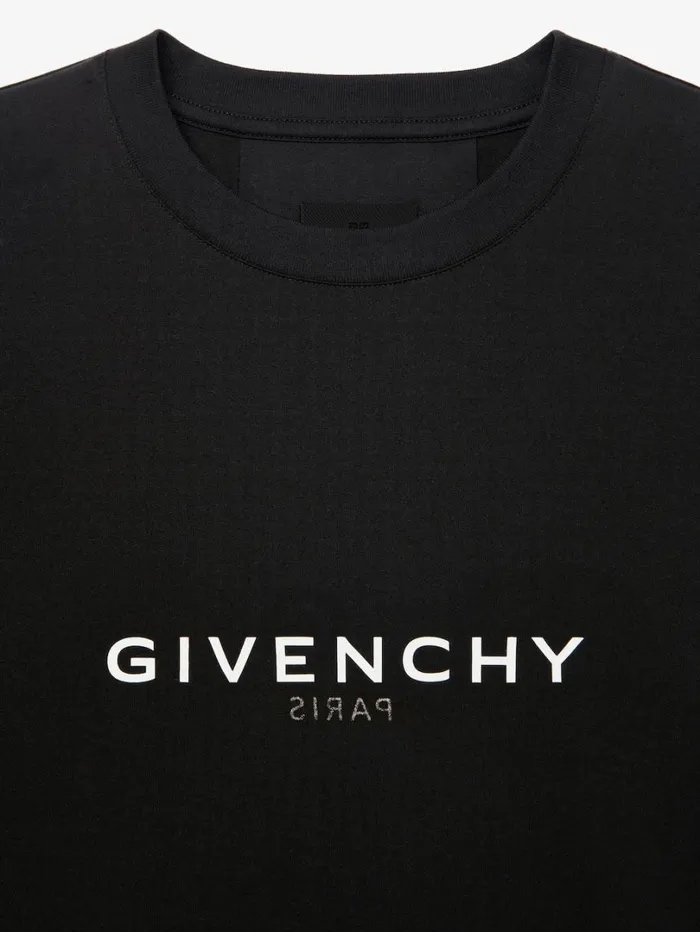 Givenchy GIVENCHY Reverse Tshirt In Cotton Black Women TShirts