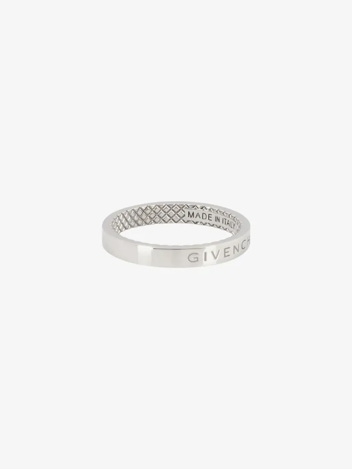 Givenchy GIVENCHY Ring In Metal Silvery Men Jewelry Givenchy GIVENCHY Ring In Metal Silvery Men Jewelry