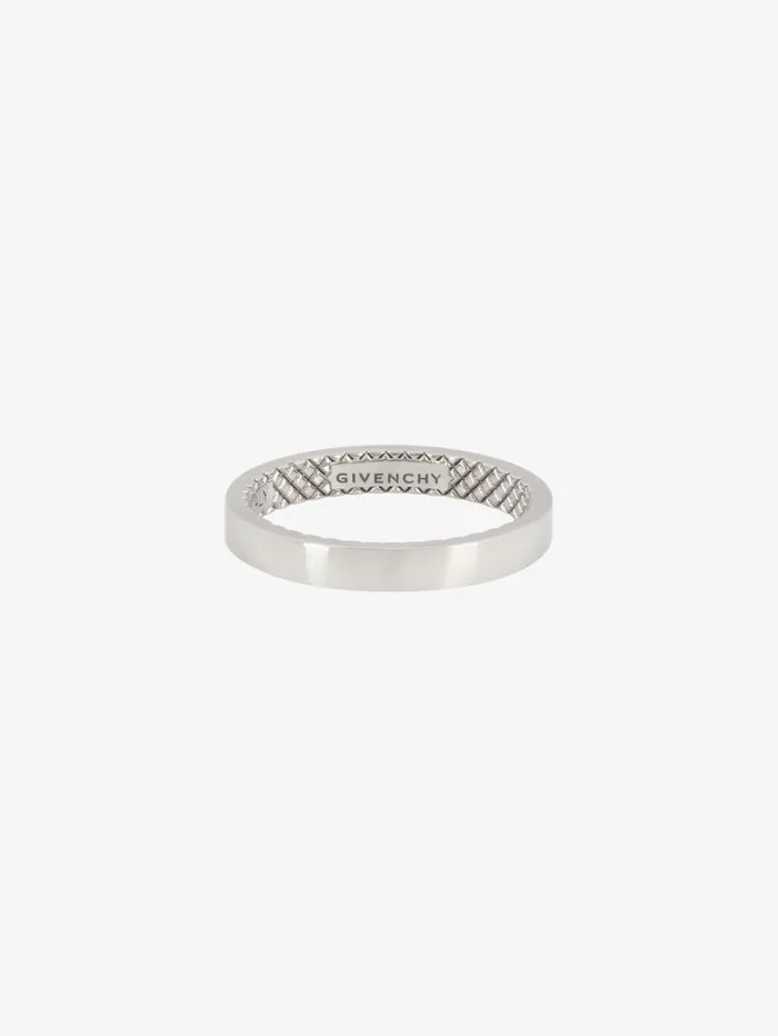 Givenchy GIVENCHY Ring In Metal Silvery Men Jewelry Givenchy GIVENCHY Ring In Metal Silvery Men Jewelry