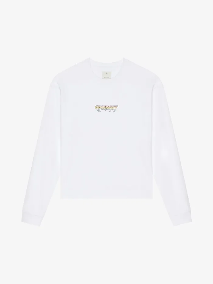 Givenchy GIVENCHY World Tour Boxy Fit Tshirt In Cotton White Men TShirts
