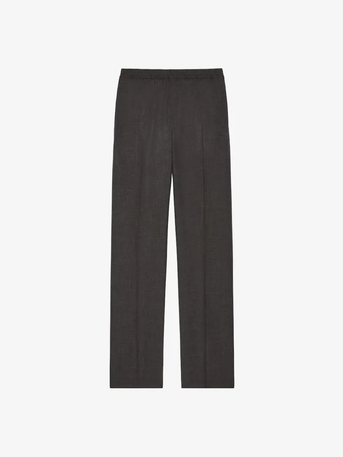 Givenchy Jogger Pants In Wool Grey Mix Men Pants and Shorts