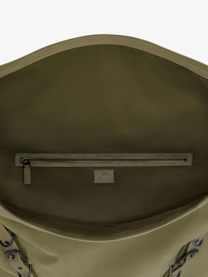 Givenchy Large Voyou Bag In Canvas Khaki Men Crossbody Bags Givenchy Large Voyou Bag In Canvas Khaki Men Crossbody Bags