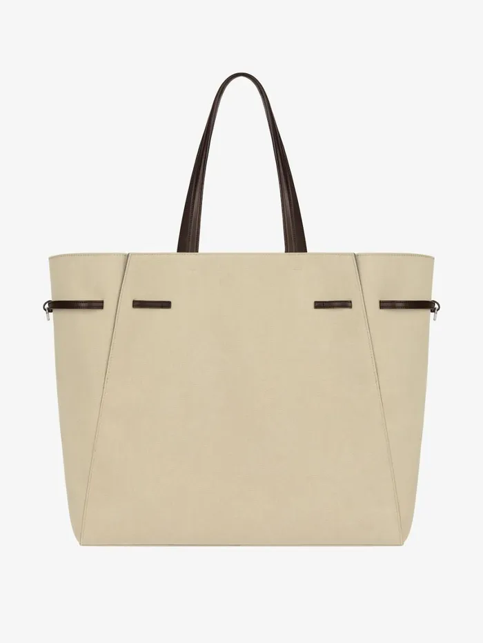 Givenchy Large Voyou Tote Bag In Canvas Army Beige Women Shoulder Bags Givenchy Large Voyou Tote Bag In Canvas Army Beige Women Shoulder Bags
