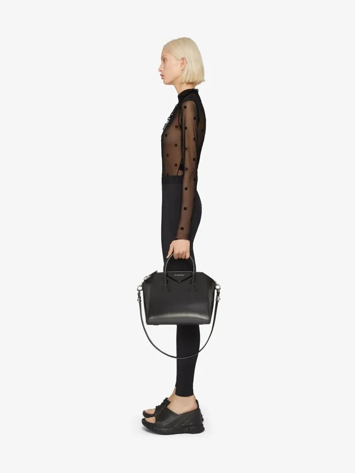 Givenchy Leggings In Jersey With GIVENCHY Waistband Black Women Pants and Shorts