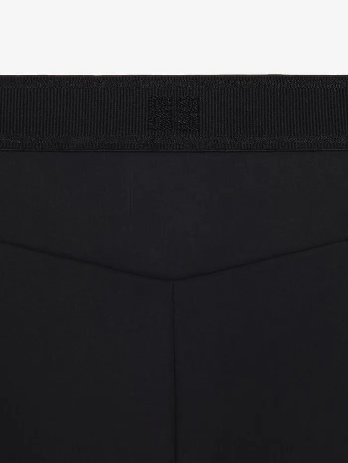 Givenchy Leggings In Jersey With GIVENCHY Waistband Black Women Pants and Shorts
