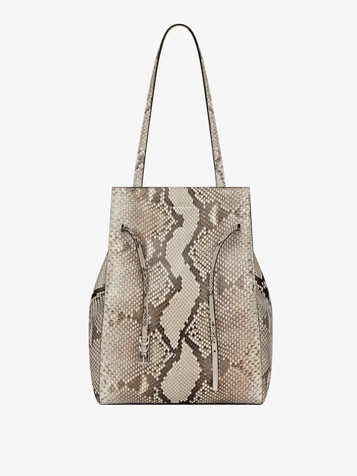 Givenchy Medium Voyou Tote Bag In Python Greynatural Women Shoulder Bags Givenchy Medium Voyou Tote Bag In Python Greynatural Women Shoulder Bags