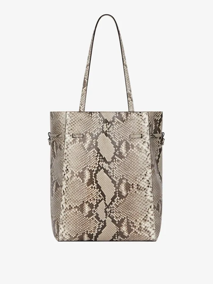 Givenchy Medium Voyou Tote Bag In Python Greynatural Women Shoulder Bags Givenchy Medium Voyou Tote Bag In Python Greynatural Women Shoulder Bags