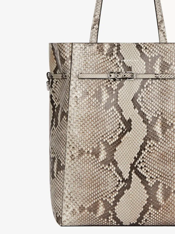 Givenchy Medium Voyou Tote Bag In Python Greynatural Women Shoulder Bags Givenchy Medium Voyou Tote Bag In Python Greynatural Women Shoulder Bags