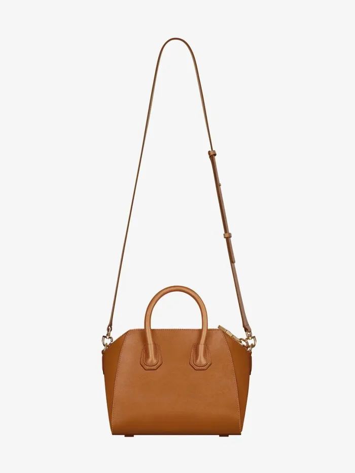 Givenchy Mini Antigona Bag In Leather Soft Tan Women Crossbody Bags Givenchy Mini Antigona Bag In Leather Soft Tan Women Crossbody Bags