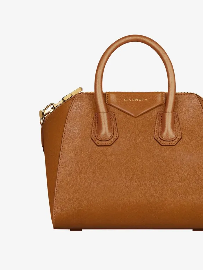 Givenchy Mini Antigona Bag In Leather Soft Tan Women Crossbody Bags Givenchy Mini Antigona Bag In Leather Soft Tan Women Crossbody Bags