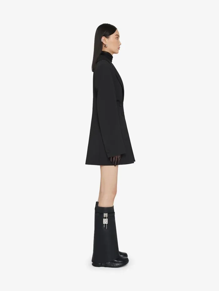 Givenchy Shark Lock Biker Boots In Grained Leather Black Women Shark Lock Givenchy Shark Lock Biker Boots In Grained Leather Black Women Shark Lock