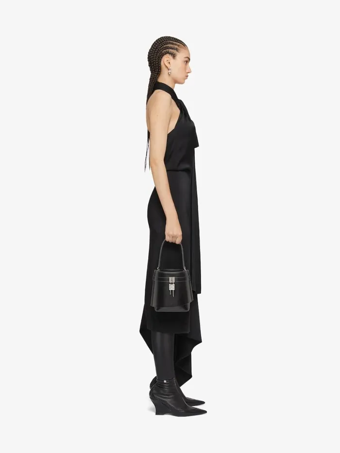 Givenchy Shark Lock Bucket Bag In Box Leather Black Women Crossbody Bags Givenchy Shark Lock Bucket Bag In Box Leather Black Women Crossbody Bags