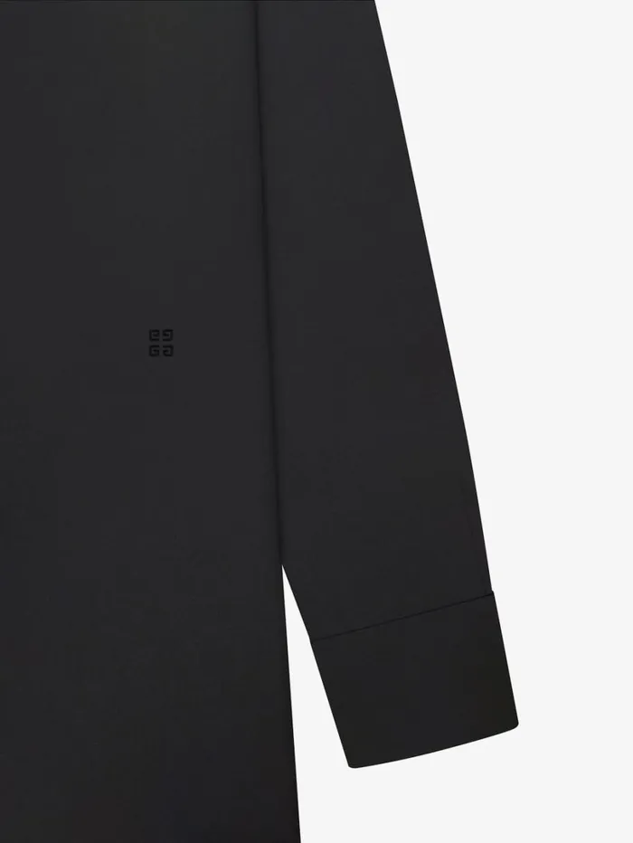 Givenchy Shirt In Poplin Black Men Shirts