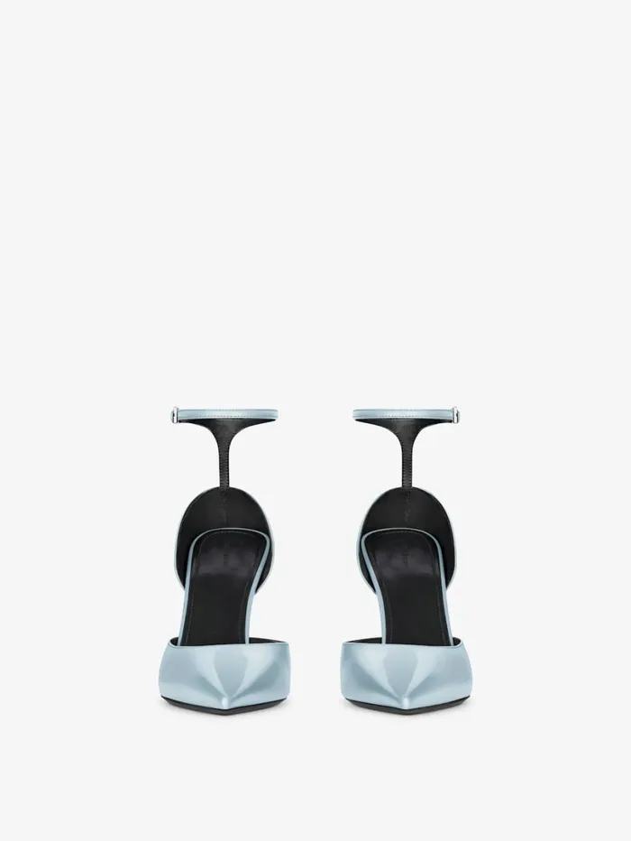 Givenchy Show Pumps In Leather With Stockings Grey Women Heels Givenchy Show Pumps In Leather With Stockings Grey Women Heels