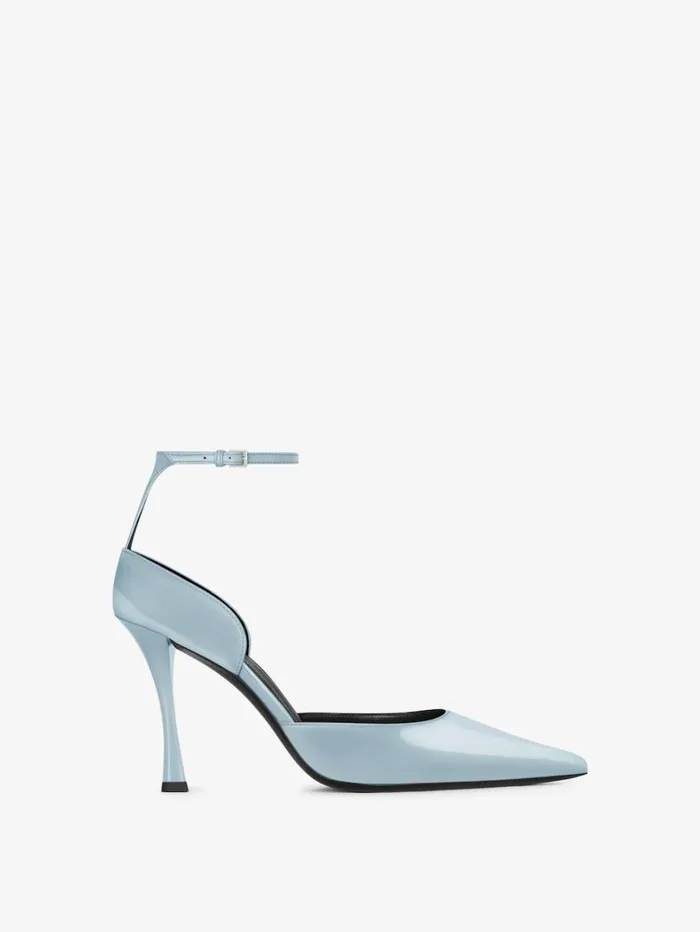 Givenchy Show Pumps In Leather With Stockings Grey Women Heels Givenchy Show Pumps In Leather With Stockings Grey Women Heels