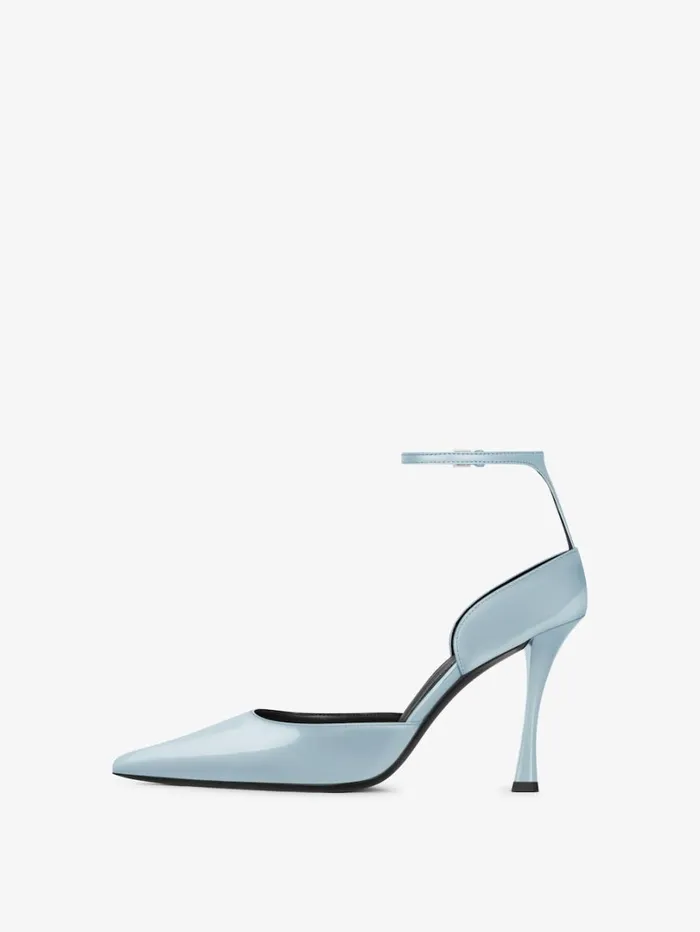 Givenchy Show Pumps In Leather With Stockings Grey Women Heels Givenchy Show Pumps In Leather With Stockings Grey Women Heels