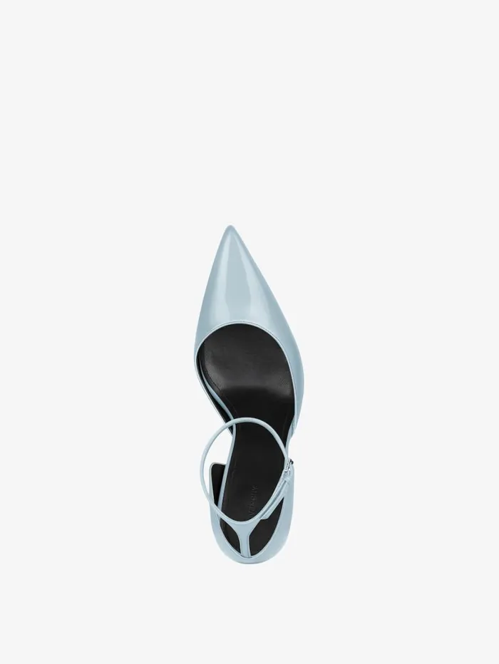 Givenchy Show Pumps In Leather With Stockings Grey Women Heels Givenchy Show Pumps In Leather With Stockings Grey Women Heels