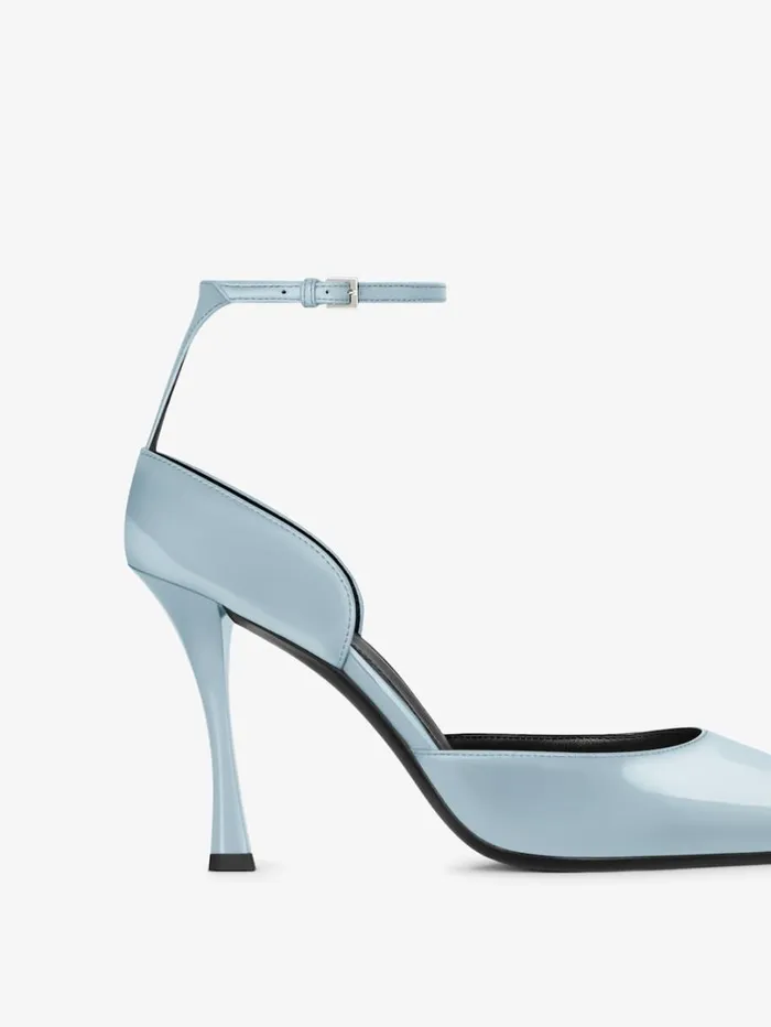 Givenchy Show Pumps In Leather With Stockings Grey Women Heels Givenchy Show Pumps In Leather With Stockings Grey Women Heels