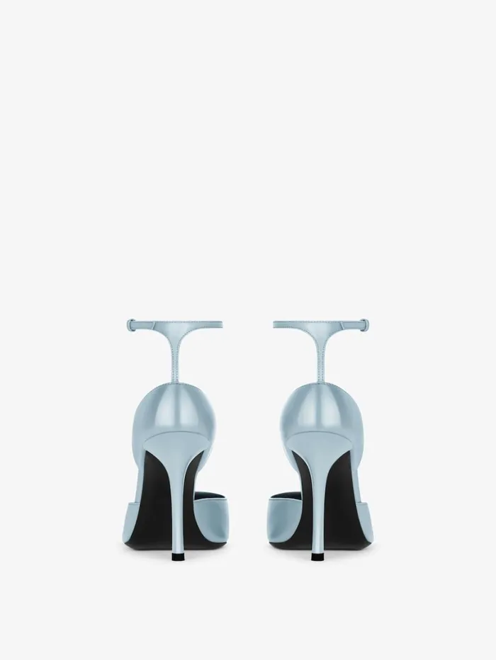 Givenchy Show Pumps In Leather With Stockings Grey Women Heels Givenchy Show Pumps In Leather With Stockings Grey Women Heels