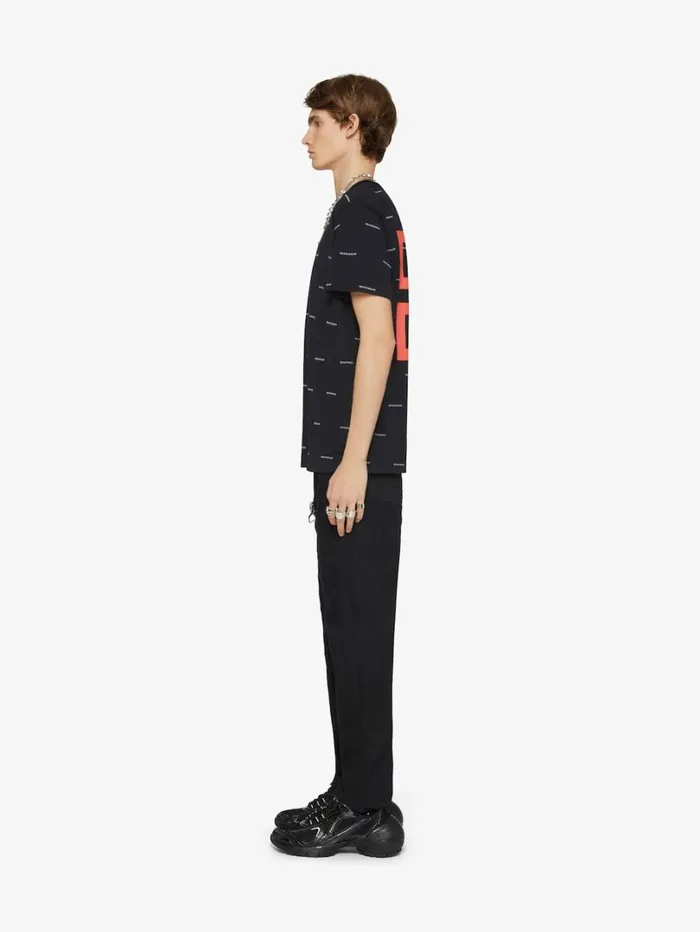 Givenchy Slim Fit Jeans In Destroyed Denim Black Men Pants and Shorts