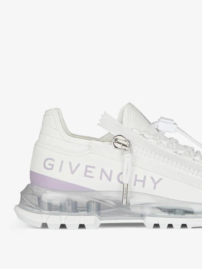 Givenchy Spectre Runner Sneakers In Leather With Zip Soft Lilac Women Sneakers Givenchy Spectre Runner Sneakers In Leather With Zip Soft Lilac Women Sneakers