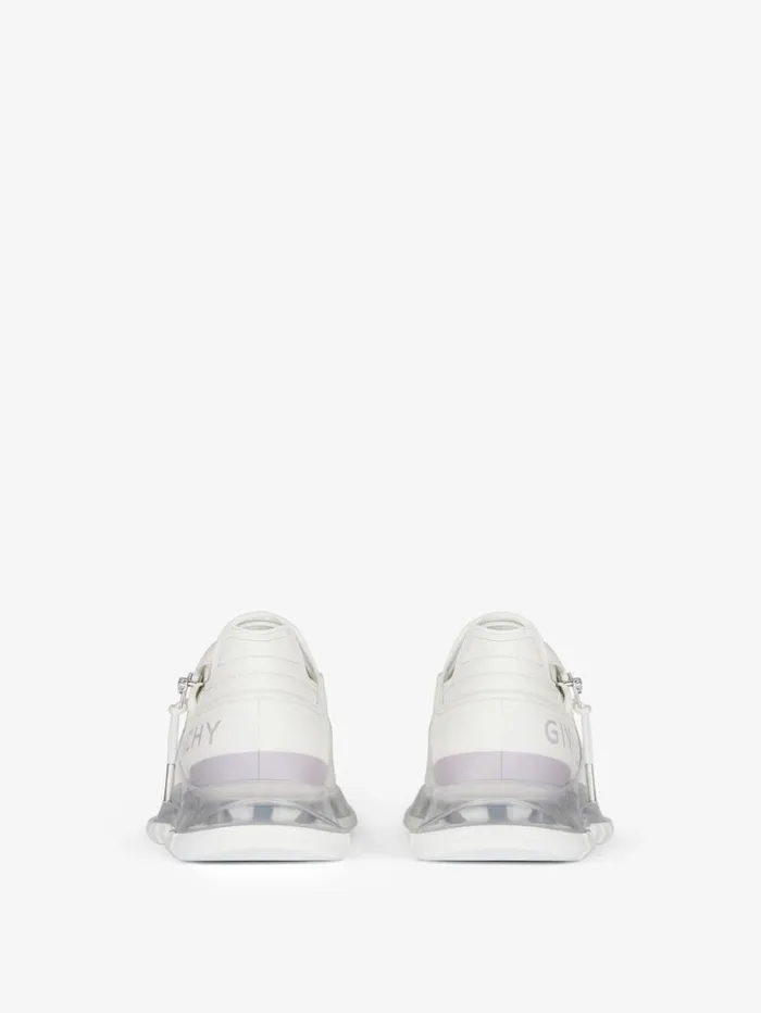 Givenchy Spectre Runner Sneakers In Leather With Zip Soft Lilac Women Sneakers Givenchy Spectre Runner Sneakers In Leather With Zip Soft Lilac Women Sneakers
