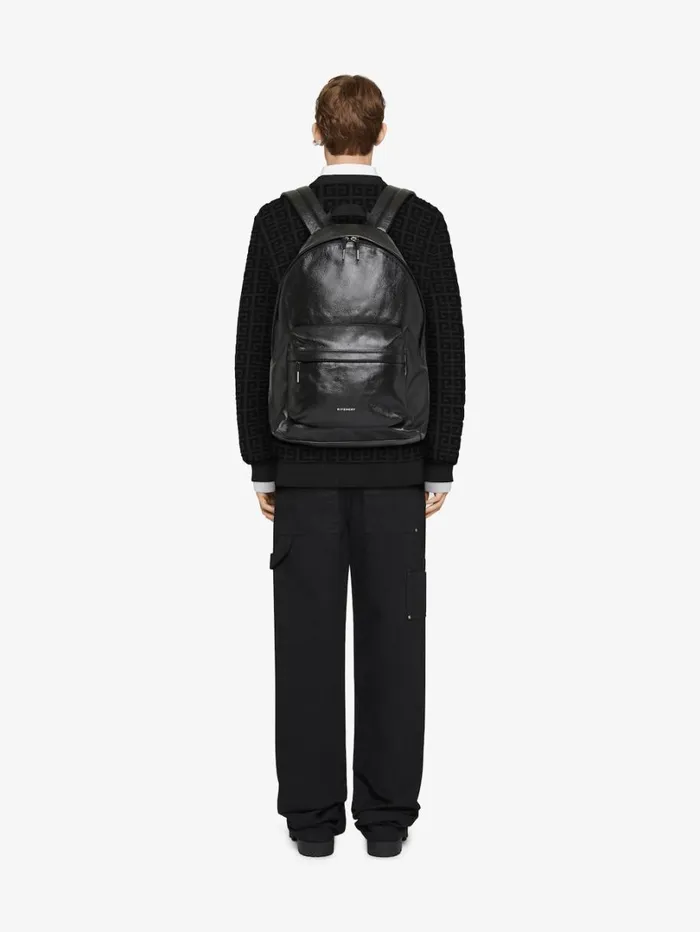 Givenchy Sweater In 4G Wool Black Men Knitwear