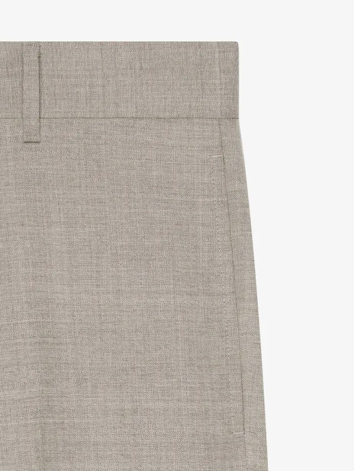 Givenchy Tailored Pants In Wool Greybeige Men Pants and Shorts
