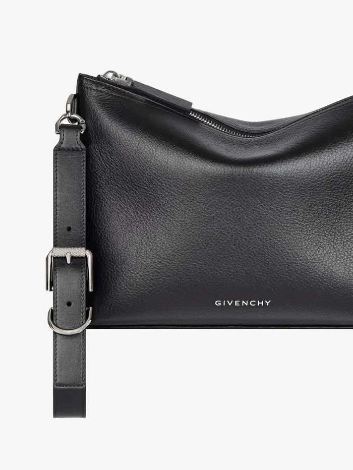 Givenchy Voyou Pouch In Grained Leather Black Men Wallets and Card Holders Givenchy Voyou Pouch In Grained Leather Black Men Wallets and Card Holders