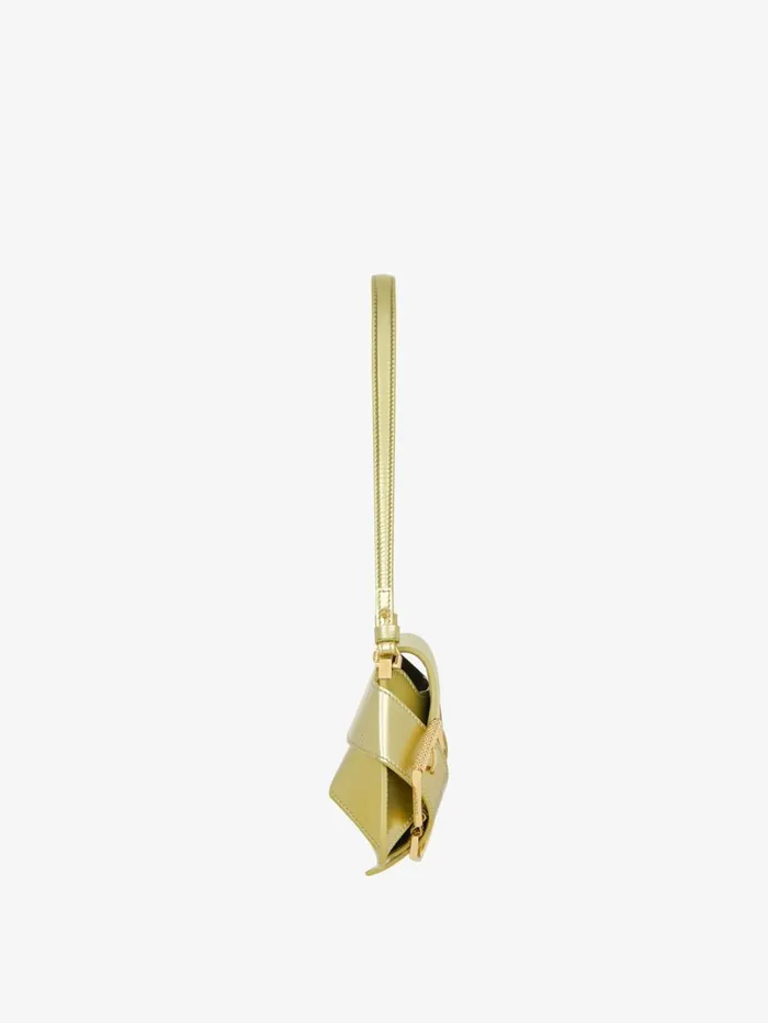 Givenchy Voyou Shoulder Flap Bag In Patent Effect Leather Almond Green Women Shoulder Bags Givenchy Voyou Shoulder Flap Bag In Patent Effect Leather Almond Green Women Shoulder Bags