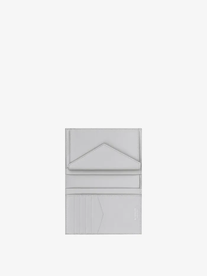Givenchy Voyou Wallet In Leather Light Grey Women Wallets and Card Holders Givenchy Voyou Wallet In Leather Light Grey Women Wallets and Card Holders