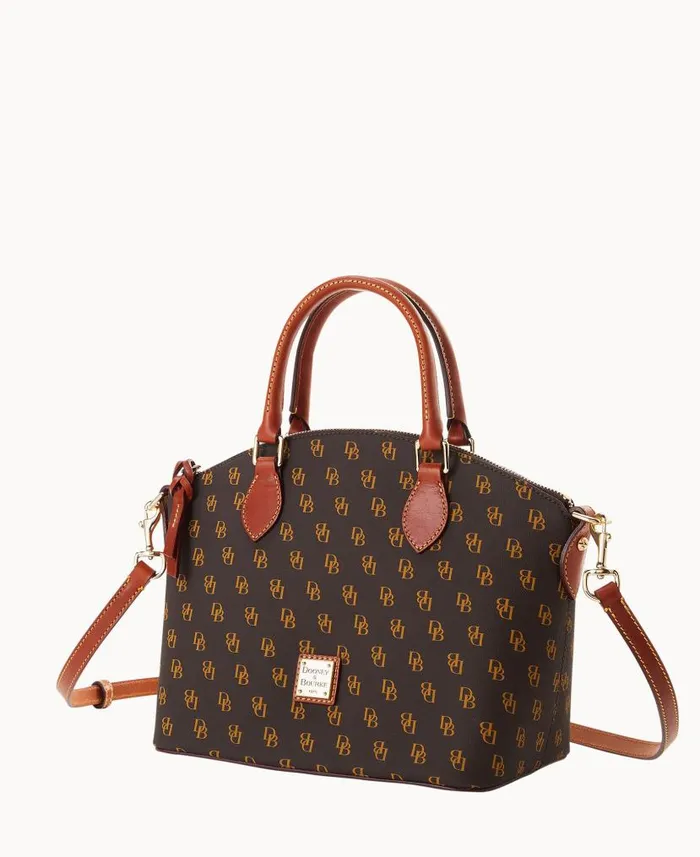 Gretta Geena Satchel Brown Tmoro Woman Dooney and Bourke Satchels Gretta Geena Satchel Brown Tmoro Woman Dooney and Bourke Satchels
