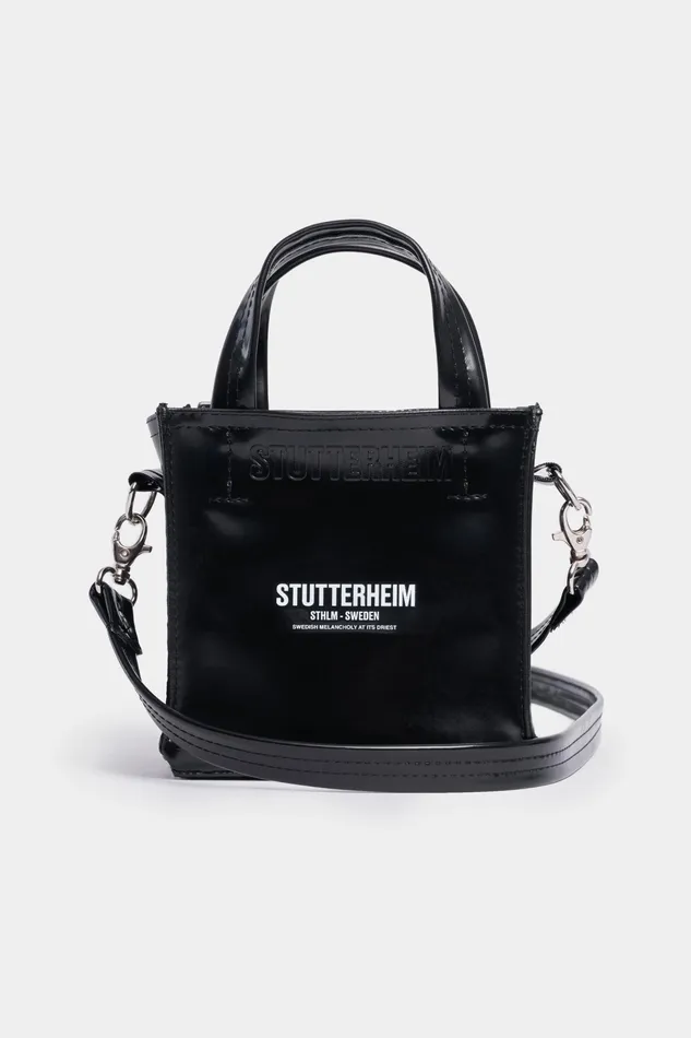 Handbags Women Stutterheim Biblio Opal Mini Bag Opal Black