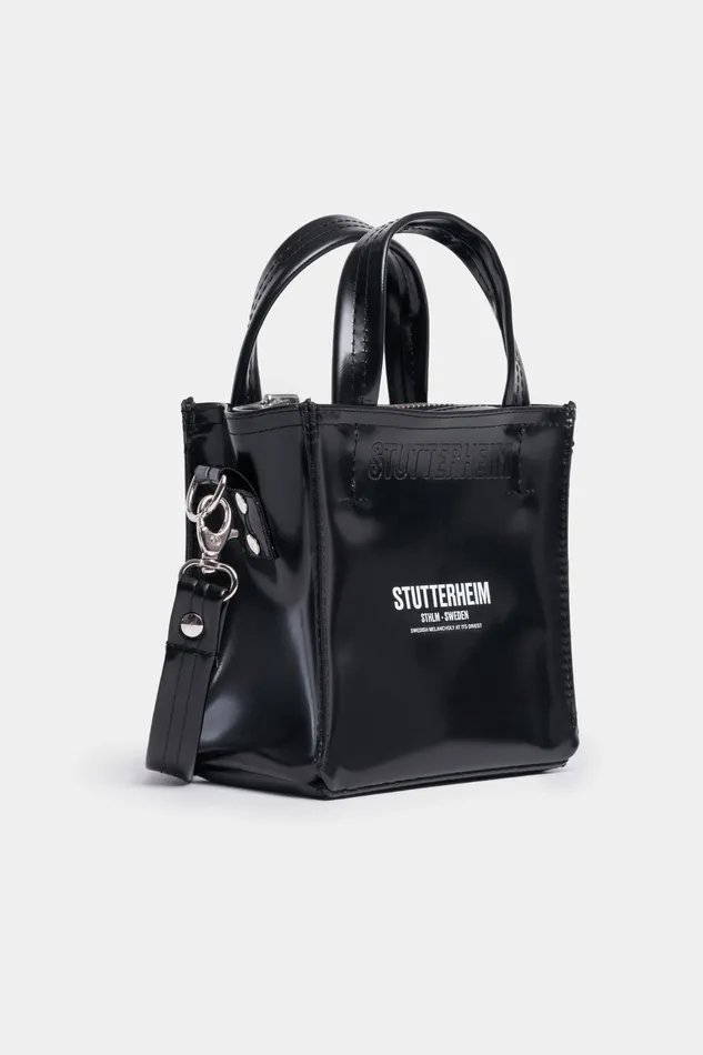 Handbags Women Stutterheim Biblio Opal Mini Bag Opal Black