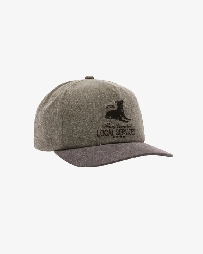 HEADWEAR OBEY Clothing Men PIGMENT SERVICES SNAPBACK Pigment Black
