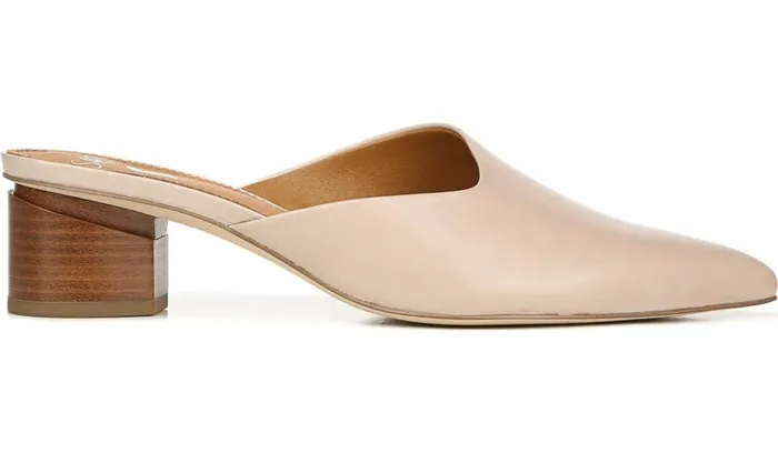 Heels Women Franco Sarto Sarto Visa Mule Bone Leather
