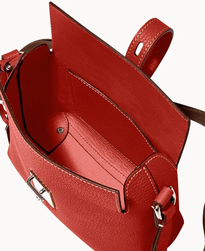 Henrys Foldover Crossbody Red Woman Dooney and Bourke Crossbodies Henrys Foldover Crossbody Red Woman Dooney and Bourke Crossbodies