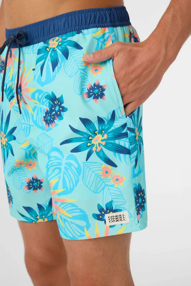 HERMOSA ELASTIC WAIST LINED 17034 SWIM TRUNKS Turquoise Men O039NEILL Type