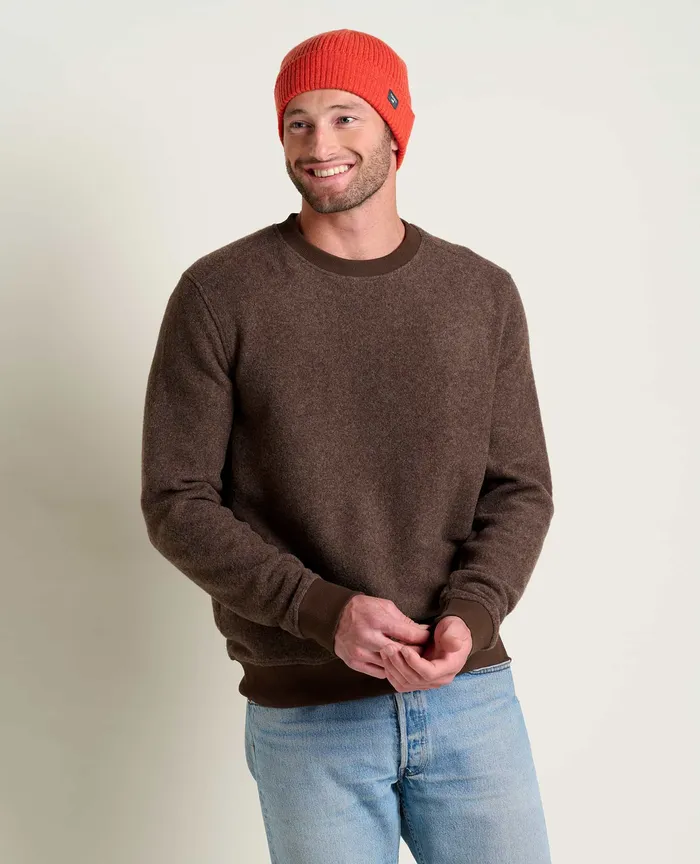 Jackets and Layers Men8217s ToadandCo Kennicott Crew Falcon Brown