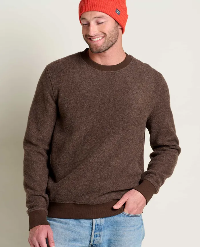 Jackets and Layers Men8217s ToadandCo Kennicott Crew Falcon Brown
